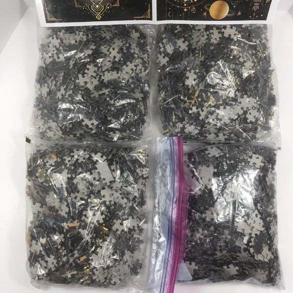 Professor Puzzle Astrology Jigsaw Puzzles 4x1000 Piece Foiled Ed 3 Sealed Zodiac - Picture 11 of 12